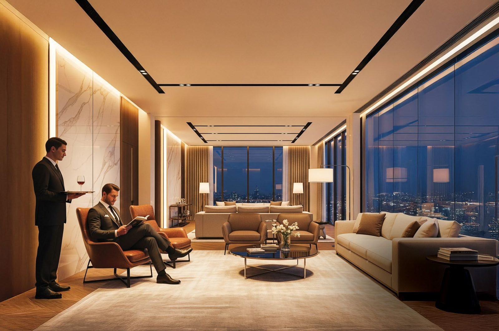 Infinia Luxe on-call privileges: car, chef, butler, masseuse and mixologist