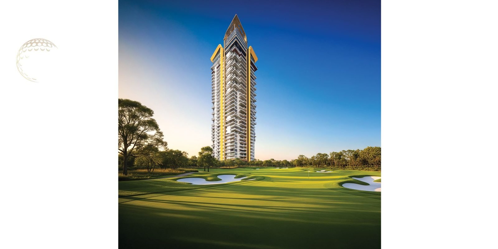 M3M St. Andrews at SCDA tower overlooking the golf course, Gurugram